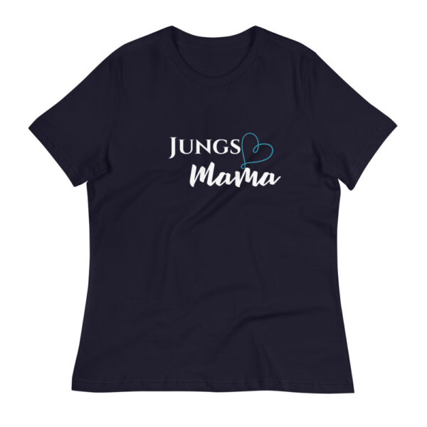 Lockeres Damen-T-Shirt “Jungs Mama”